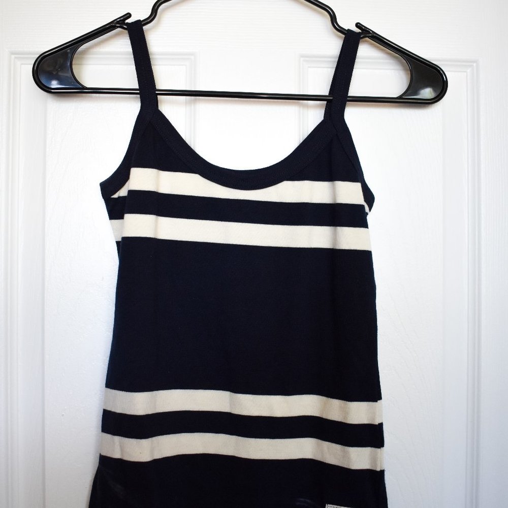 Aqua Maritime Tank Top Nautical Stripe XS